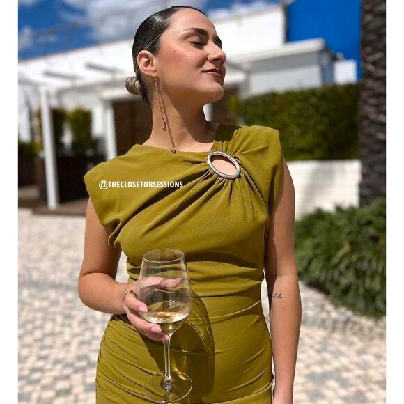 ZARA Sleeveless Midi Dress NWT - Picture 11 of 16